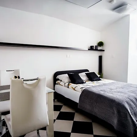 Black And White Apartment Ljubljana