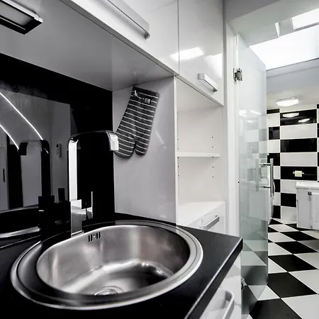 Apartment Black And White Ljubljana