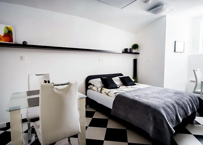 Black And White Apartment Ljubljana