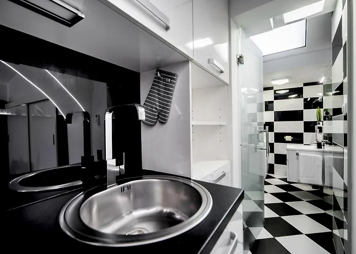 Apartment Black And White Ljubljana